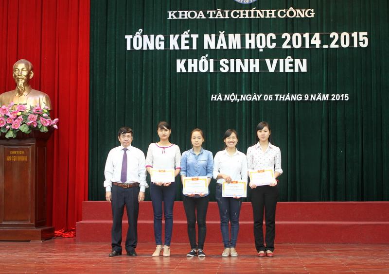 Tổng kết năm học 2014-2015 khối sinh viên