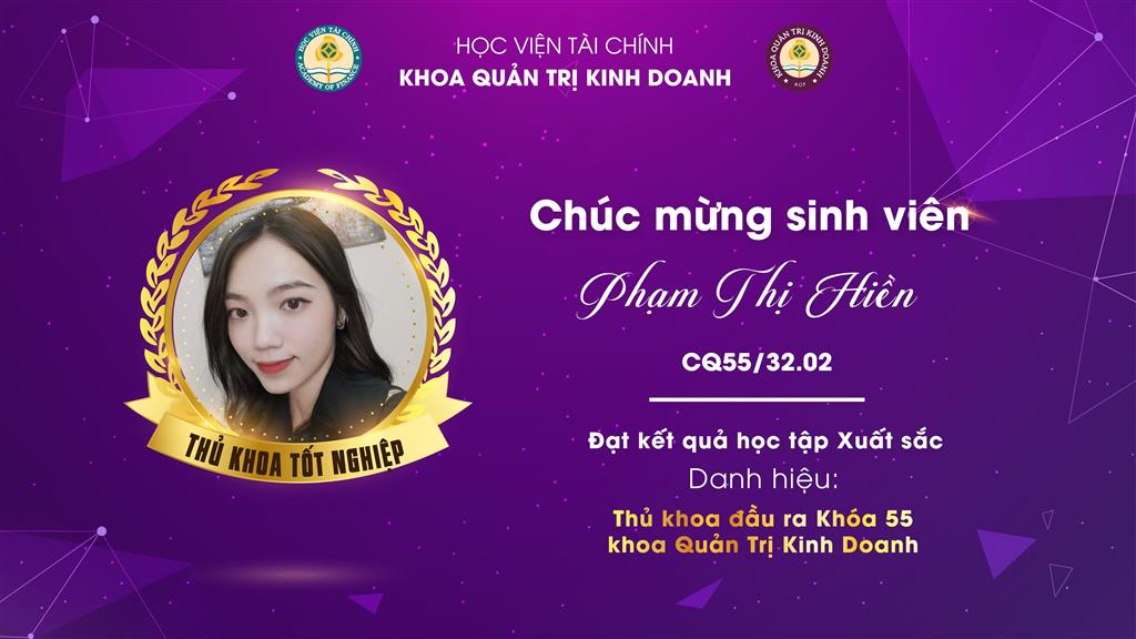 Thủ khoa tốt nghiệp CQ55-QTKD0