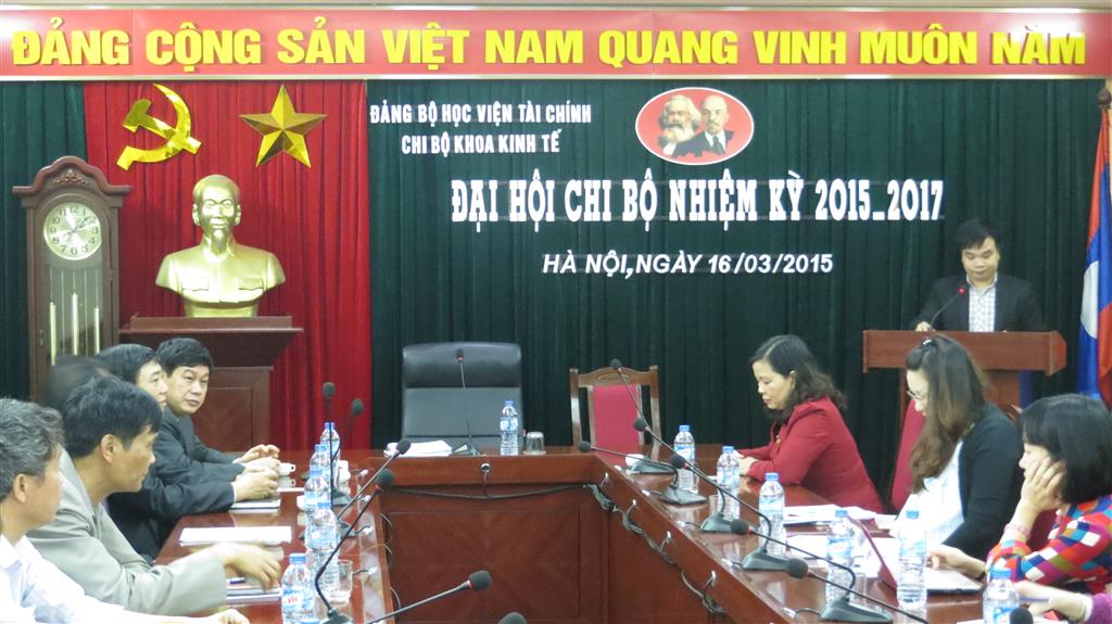 Đại hội chi bộ nhiệm kì 2015 - 2017